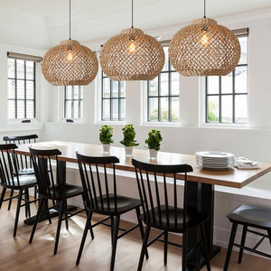 <span class=keywords><strong>Luz</strong></span> colgante de diseño de tejido de hierba de agua hecha a mano pura de protección del medio ambiente para restaurante o iluminación decorativa de Hotel - Product Image 5