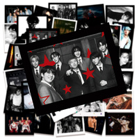 Lot de 50 autocollants KPOP HD en PVC – JUNGKOOK, SUGA, RM, JIN, J-HOPE, V, JIMIN – Idéal pour carnet, bagage, téléphone – Cadeau pour fans