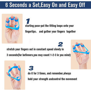 Yetful cao chất lượng phòng tập thể dục strengthener huấn luyện viên Silicone hút tập thể dục tay Grip cáng ngón tay mở rộng - Product Image 6