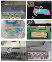Câble enroulé de type C pour accessoires de clavier de jeu mécanique Ordinateur USB Connecteur d'aviation clavier GX16 câble d'aviation