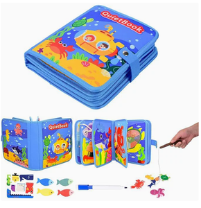 Libro Educativo <span class=keywords><strong>Montessori</strong></span> per Bambini, Gioco Sensoriale da Viaggio, <span class=keywords><strong>Tavola</strong></span> delle Attività in Feltro per Neonati e Bambini - Product Image 2