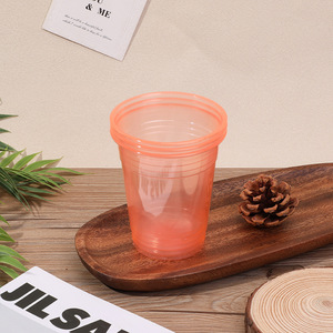 Bicchieri Monouso in Plastica PP con Logo Personalizzato, 7 9 12 16 oz, Parete Singola con Coperchi e Cannucce per Bubble Tea, Soda, <span class=keywords><strong>Caffè</strong></span> Freddo - Product Image 5