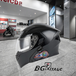 Coolqibao XL-Größe Vollgesichts-Motorrad helm Doppel objektiv mit langer Akkulaufzeit 3C-zertifizierte ABS-Schale PC-Material in neuem Zustand - Product Image 3