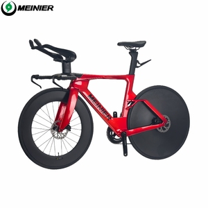 Bicicleta de Carretera de Fibra de Carbono 700c ER9 con Grupo Electrónico TT, Rueda de 88mm y Diseño Cerrado para Competición MEINIER-TT670 Especificaciones Básicas MEIN - Product Image 1