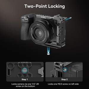 SmallRig Half Cage para <span class=keywords><strong>Sony</strong></span> Alpha 6700/6600 /<span class=keywords><strong>6500</strong></span>/6400 Camera Video Cage con agujeros roscados de montaje de Zapata-4337 - Product Image 2