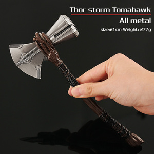 Vente flash, marteau de <span class=keywords><strong>Thor</strong></span> de haute qualité en métal, accessoires <span class=keywords><strong>Marvel</strong></span>, Mjolnir, marteau de <span class=keywords><strong>Thor</strong></span> avec base - Product Image 4