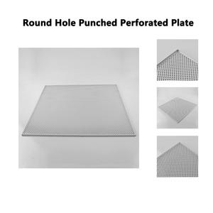 장식 라운드 구멍 펀치 천공 플레이트 금속 스크린 시트 패널 - Product Image 2