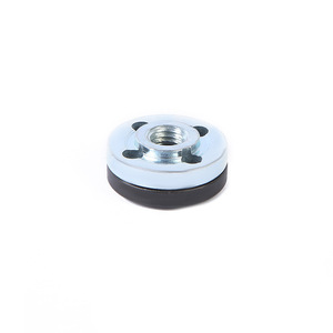 Placa de presión con brida para amoladora angular Yunbei M10, circular, pulida, negra y plateada, para amoladora angular - Product Image 1