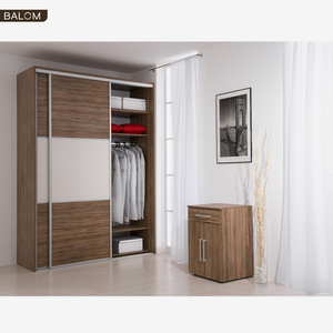 BALOM blanco moderno acrílico Color doble corredera construido-<span class=keywords><strong>en</strong></span> el <span class=keywords><strong>armario</strong></span> <span class=keywords><strong>de</strong></span> madera - Product Image 4