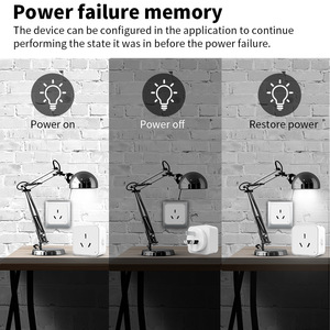 Prise intelligente WiFi ou Zigbee GIET <span class=keywords><strong>Argentine</strong></span> Graffiti, télécommande pour maison intelligente Alexa, matériau cuivre et ABS - Product Image 6
