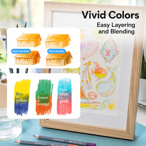 Crayons <span class=keywords><strong>de</strong></span> <span class=keywords><strong>couleur</strong></span> à l'eau <span class=keywords><strong>Faber</strong></span>-<span class=keywords><strong>Castell</strong></span> (en coffret métallique) pour l'art, le croquis et le <span class=keywords><strong>dessin</strong></span> - Product Image 3