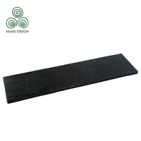 Deep Black Texture Natural Grain Long Lasting Exterior Timber | Japanese Charred Wood Cladding