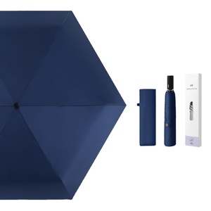 Parapluie Ultra-Léger Entièrement Automatique Double Usage Soleil et Pluie, Pliage 3 Volets, Protection UV, Style Moderne, Design Plat, Pour Adultes, Idéal Voyage - Product Image 1