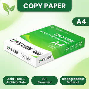 Carta da Copia A4 Premium 80gsm 75gsm 70gsm Prezzo di Fabbrica All'Ingrosso Alta Bianchezza Senza Punti Bianchi Carta da Stampa per Ufficio <span class=keywords><strong>500</strong></span> Fogli per Risma - Product Image 1