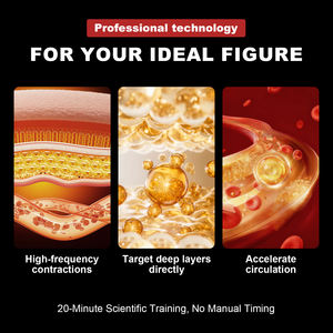 Pabrik Grosir Bantalan Elektroda Dapat Digunakan Kembali Stimulasi Pulsa <span class=keywords><strong>Tens</strong></span> Peningkatan Kekuatan Otot Ems Fitness - Product Image 5