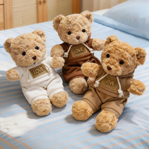 Orsacchiotto Seduto 30CM <span class=keywords><strong>con</strong></span> <span class=keywords><strong>Felpa</strong></span>, Personalizzabile <span class=keywords><strong>con</strong></span> Logo, Regalo per San Valentino, Festa della Mamma, Giocattolo di Peluche per Laurea - Product Image 5
