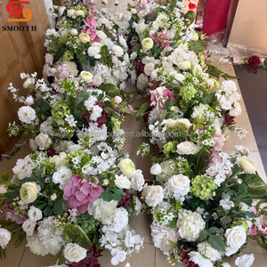 Smooth New Style 80cm Flower Ball White Peony Orchid <b>Green</b> Anthurium Bloom Floral Bouquet Wedding Centerpiece - Product Image 5