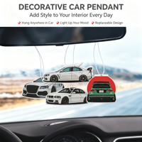 Désodorisant de voiture en feuilles de papier, parfum naturel, senteur voiture neuve, logo personnalisable, marque privée