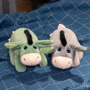 Vente flash - Peluche - Compagnon réconfortant - Peluche ultra douce - Animaux de <span class=keywords><strong>la</strong></span> <span class=keywords><strong>ferme</strong></span> - 30 cm - 2 couleurs assorties <span class=keywords><strong>Ânes</strong></span> - Product Image 4