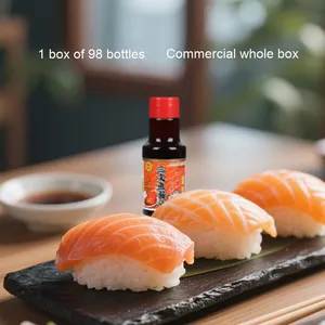 Juyin commerciale 80ml <span class=keywords><strong>salmone</strong></span> salsa di soia scura 98 bottiglie di <span class=keywords><strong>senape</strong></span> per Sushi da asporto salsa di soia dolce giapponese - Product Image 4