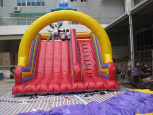 Outdoor Inflatable Pvc Slide for Adventure <b>Trampoline</b> Parks Shopping Malls & Kindergartens - Product Image 2