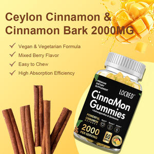 Free Label Design Zimt gummis verbessern die Verdauung Ganzkörper nutzen 60 Count - Product Image 6