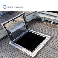 Vente directe usine – Cadre de trappe de pont de bateau en aluminium anodisé, profilé d'extrusion en alliage d'aluminium marin sur mesure OEM