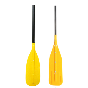 Ican Pagaie de Rafting Robuste en ABS, Monobloc, Poignée en T, Rivets Collés, Double Fixation, pour Kayak Gonflable et Canoë de Randonnée en Eau Blanche, Location - Product Image 2