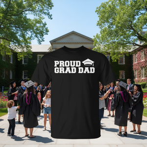 Proud <b>Dad</b> Graduation <b>Shirt</b> Customizable Promotional T-<b>Shirt</b> for <b>Dad</b> - Product Image 3