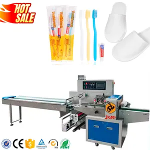 Automatic Disposable Hotel Supplies Packing Machine For Disposable Hotel Toothbrush Soap Slippers Packing Machine