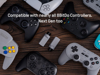 Adaptateur récepteur de contrôleur sans fil rétro 8Bitdo pour console N64, compatible avec les manettes de jeu