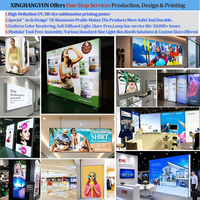 Boîte à lumière ultra-mince pour enseigne de restaurant, haute luminosité, cadre en aluminium, affichage publicitaire intérieur, panneau publicitaire, fournisseur