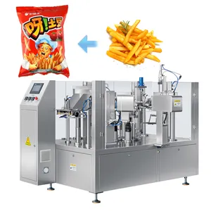 Automatic Puffed Snack Food Packing Multifunctional Pillow Packing Machine French Fries Nitrogen Packing Machine for Food