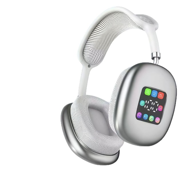 New Earphones Head Mounted P9 MAX Wireless Digital Display Color Screen Ultra Long Standby Headphones Wholesale