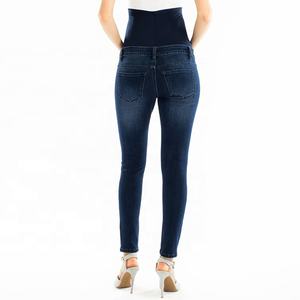 <span class=keywords><strong>Jean</strong></span> de maternité taille ajustable pour femmes, pantalon de <span class=keywords><strong>grossesse</strong></span>, Denim, bleu, - Product Image 3