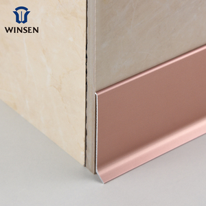 Battiscopa in PVC, Profili in Alluminio per Battiscopa, Baseboard per <span class=keywords><strong>Cucina</strong></span> 2,5M - Product Image 4