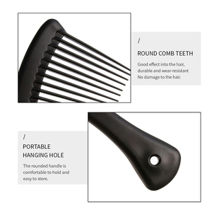 CHAOBA Peine de dientes anchos grande, tipo rastrillo jumbo, desenredante para cabello rizado, húmedo y grueso, para ducha, para cabello 4c, para mujer y <span class=keywords><strong>hombre</strong></span> - Product Image 5