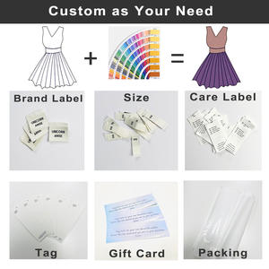 Uno Stop produttore Custom Design servizio elegante Casual vacanza vestiti lavabili abiti per le donne - Product Image 5