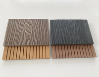 Revêtement mural en bois composite WPC, panneaux latéraux composites, panneau de couverture en bois plastique, panneau solide extérieur, panneau 3D en relief, imperméable