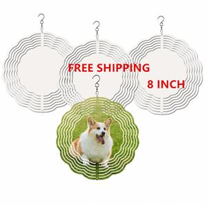 Sublimation <b>Wind</b> <b>Spinner</b> 8 Inch Blank Double Side <b>Garden</b> <b>Spinners</b> Aluminum Metal 10 Inch Sublimation <b>Wind</b> <b>Spinner</b> Blanks - Product Image 1