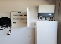Sistema de Energía Solar Híbrido Completo de 30KW 50KW, Inversor Híbrido Trifásico de Alta Eficiencia, Paquete de Baterías de Litio LFP Completo