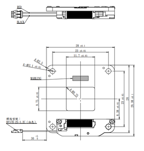 Obturateur optique de type fenêtre à solénoïde à bas <span class=keywords><strong>prix</strong></span> 384x288 640x512 Pixel Caméra thermique Obturateur infrarouge - Product Image 4