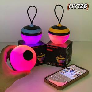 Diseño privado Inalámbrico Portátil <span class=keywords><strong>Echo</strong></span> <span class=keywords><strong>Dot</strong></span> Mini Rgb Atmósfera Luz Altavoz 5W Inalámbrico Bass Party Box Super Bass - Product Image 2