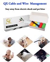 Kit de gestion de câbles en polyester à spirale, boîte de protection et de gestion des câbles électriques