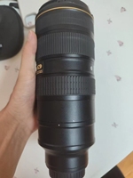 عدسة زوم أصلية من نوع F Mount بحالة 90% جديدة، NIKKORS 70-200mm F/2.8G ED VR II، عدسة زوم متوسطة وطويلة المدى للكاميرا