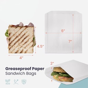 Bolsas de Papel para Repostería Personalizadas, Bolsas de Papel Encerado para Postres, Cajas de Embalaje para Galletas, Fundas para Galletas con Impresión de Logotipo - Product Image 5