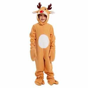 Costume de Noël pour enfants, rouge, vert, or, avec nœud, tenue de fête, tenue de spectacle - Product Image 2