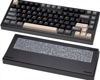 Clavier mécanique KEEBMONKEY WOBKEY Rainy 67 touches en aluminium CNC, connectivité triple mode USB-C, rétroéclairage RGB, design ergonomique pour PC