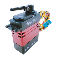 Himark HF03514MG 35kgf.cm 0.14s/60 °   Servomoteur numérique sans balais à retour d'information PWM+UART avec boîtier entièrement métallique et engrenages en acier pour robots multi-articulations