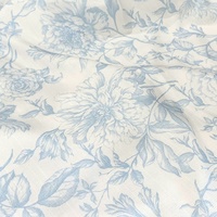 Nappe de style français personnalisée pour hôtel, mariage, motif de luxe, nappe rectangulaire bleue pour fête de mariage